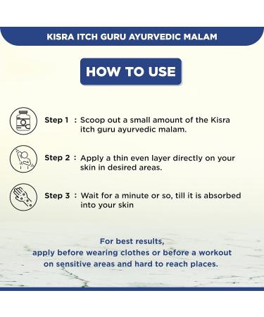 Boomers Itch Guru Ayurvedic Malam for Anti-Fungal Infection Itching & Skin Recovery for All Skin Types 25gm (Pack of 2) - Buy Online on GoSupps.com