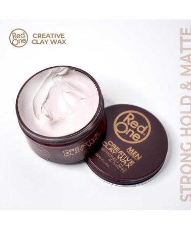 Redone Creative Clay Hair Wax - Strong Hold & Matte Finish (2x100ml) for Men | Perfect Hair Styling for Short or Long Hair | Fiber Wax with Fresh Fragrance - Buy Online on GoSupps.com