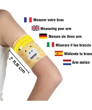 Comfortable DiaBand for Kids | Glucose Sensor Protection Bracelet - Freestyle Libre Medtronic Dexcom Omnipod | Junior XS (17-19 cm) - Buy Online on GoSupps.com
