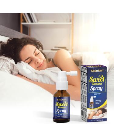 Salutari Sweet Dreams Sleep Aid Oral Spray - Natural Rest & Relaxation 0.5 fl oz - Shop Internationally - Buy Online on GoSupps.com