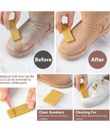 Flintronic 4 PCS Shoe Brushes Set Soft Horsehair Bristles Brushes with Polish Glove and Eraser Dusting Brush Shoe Polishing Applicators Leather Cleaning Buffing for Boots Seats Interiors Furniture - Buy Online on GoSupps.com
