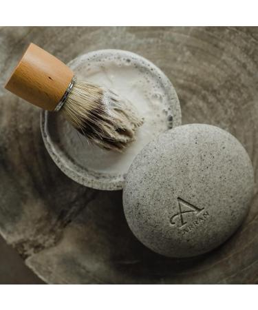 Arran Sense of Scotland Machrie Shave Stone and Soap Refill for Men (100g/3.5oz) - Sea Salt, Clary Sage, Woody Rockrose - Crisp, Clean, and Vibrant - Buy Online on GoSupps.com