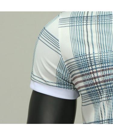 Collar Stripe Sleeve Men's Blouse Polos Shirt Splice Casual Zipper Turn Down Men's Blouse Floral Long Sleeve Dress Shirt Men Crewneck Plus Size Sweatshirts Shirts 3XL Blue - Buy Online on GoSupps.com