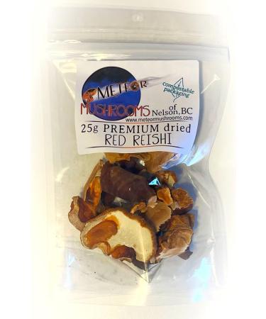 Red Reishi Dried pieces 25 Gram - Buy Online on GoSupps.com