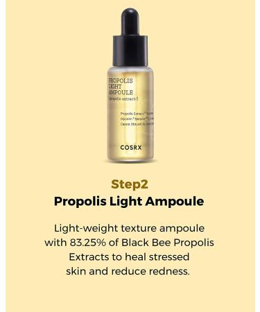 COSRX Honey Glow Kit: Propolis Toner, Ampoule & Cream for Moisturizing and Hydrating Skin - Buy Online on GoSupps.com