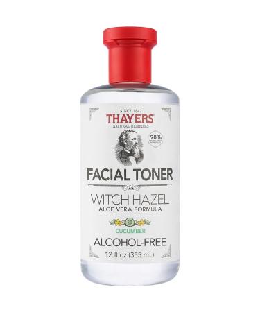 THAYERS Alcohol-Free Cucumber Witch Hazel Toner with Aloe Vera 12 Fl Oz - Pack of 3 - Buy Online on GoSupps.com