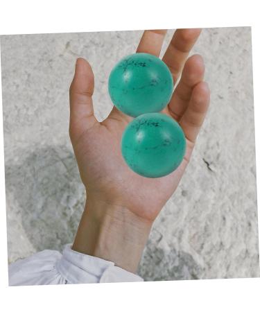 Frcolor 2 Pack Turquoise Handball & Baoding Fitness Balls | Home Decor Gifts & Massage - Ideal for Gymnastics & Wellness - Buy Online on GoSupps.com