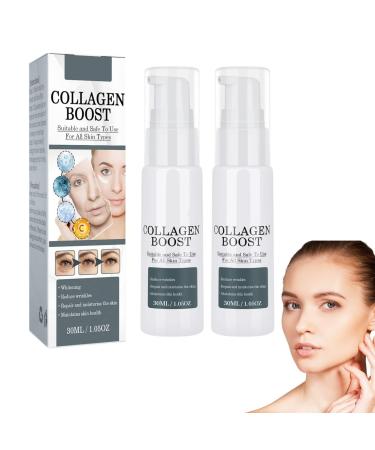 2PCS Collagen Boost Anti Aging Serum  Collagen Boost Anti Aging Serum for Face Wrinkles  Skincare Glow And Protect Serum for All Skin Type