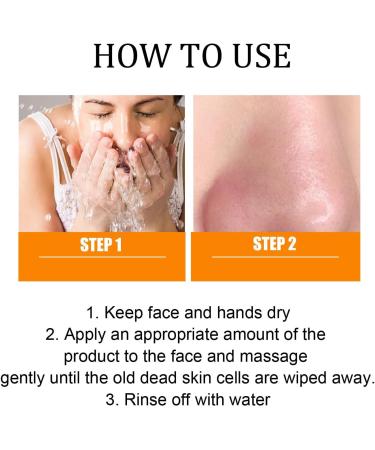 Gel Exfoliant Doux L'Orange Pour Le Visage Et Le Corps Gommage Visage La Vitamine C Nettoyant En Profondeur Et Hydratant Convient Tous Les Types De Peau (1 PCS) - Buy Online on GoSupps.com