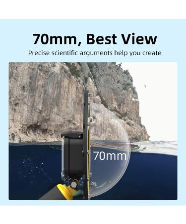TELESIN Dome Port for GoPro Hero 11/10/9 Black, Underwater Dive Case with Pistol Trigger, Floating Hand Grip - Waterproof Housing and Lens Cover Protector - GoPro 10/9 Accessories - Buy Online on GoSupps.com