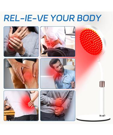 Shyineyou Red Light Lamp 660 & 850 & 940 Infrared Light Lamp Upgraded 100LEDs 3-in-1 Chips Red Light Lamp for Home/Office Use Large - Buy Online on GoSupps.com