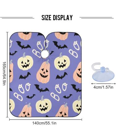 Kigai Happy Halloween Barber Cape | Professional Waterproof Hair Cutting Cape for Men & Women - Adjustable Snap Closure - Buy Online on GoSupps.com
