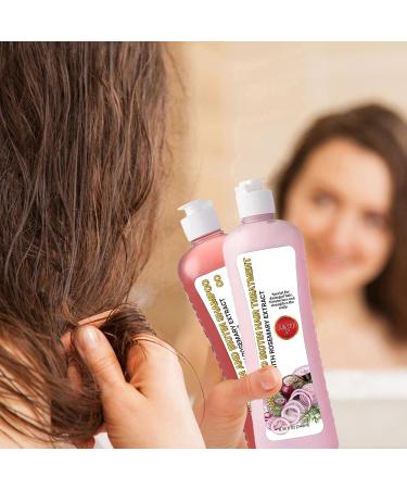  Ziennhu Biotin Onion and Rosemary Shampoo | Strengthening Formula for Thicker Longer Hair | Nourishing Scalp Care Shampoo with Onion Extract B - Buy Online on GoSupps.com