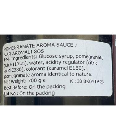 ONCU Pomegranate Molasses 700g: Perfect for Seasoning and Salad Dressings - Buy Online on GoSupps.com