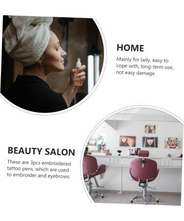 Ipetboom 9 Pcs Fruit Embroidery Pen Eyebrow Pen Crystal Microblading Pens Eyebrow Makeup Supplies - Buy Online on GoSupps.com