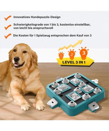 Buy Dufuso Dog Toys for Intelligence Training | Fun Feeding Puzzle Toys for Small Medium & Large Dogs - Level 3 Challenge - Buy Online on GoSupps.com