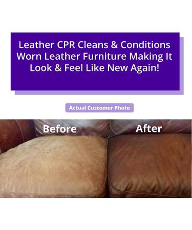 CPR 32oz Bottle Leather Cleaner & Conditioner - Irritant-Free Formula for Furniture, Jackets, Shoes, Auto & More - White, 32 Ounce - Buy Online on GoSupps.com