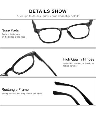 Buy Blue Light Blocking Glasses for Women & Men - Oval Transparent Style | Best Eye Protection - Buy Online on GoSupps.com