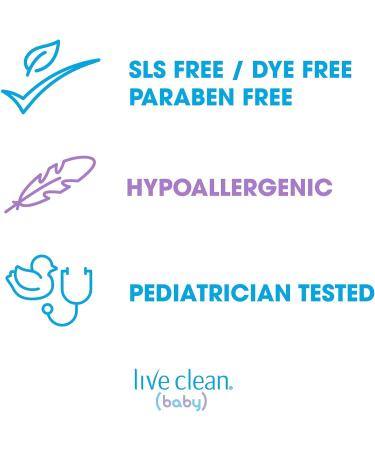 Live Clean Baby Colloidal Oatmeal Eczema Shampoo & Wash 300 mL - Buy Online on GoSupps.com
