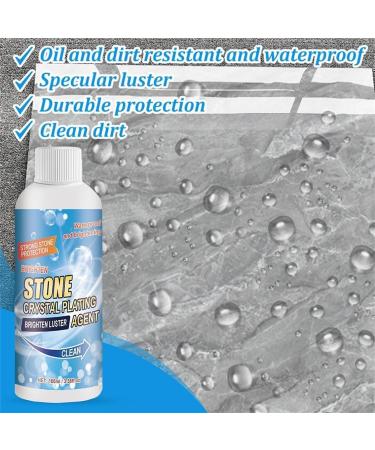 Stone Crystal Plating Agent Marble Cleaner Stone Stain Remover and Renovator Stone Nano Crystal-Plating Agent Stone Crystal Plating Brighten Luster Agent (1PCS) 33.33 ml (Pack of 3) - Buy Online on GoSupps.com