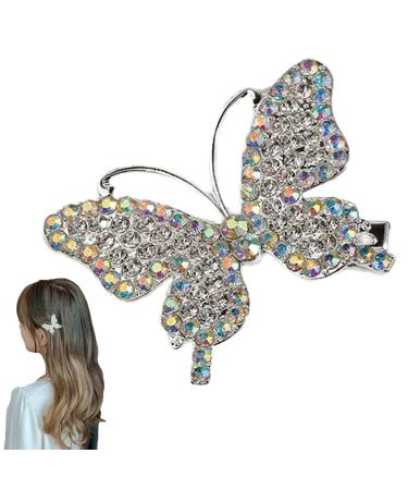 Traziewell Hairpins Elegant Butterfly Clips Bride Wedding Hair Clips for Women Girls HC000206 1 count (Pack of 1) HC000206