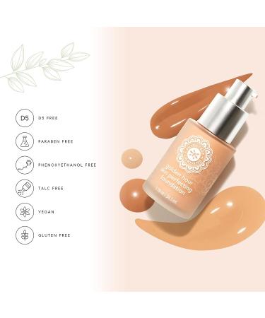 Honeybee Gardens Liquid Foundation - Luminous Finish | Natural and Vegan Makeup - Buy Online on GoSupps.com