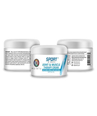 MEINTU Sport Joint & Muscle Discomfort Cream - Arnica MSM & Aloe Vera Relief for Soreness in Knee Shoulder Neck & Back - Moisturizing Muscle Relaxer Cream - Buy Online on GoSupps.com
