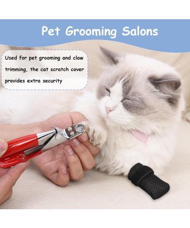 4 Pieces Cat Claw Covers - Breathable Mesh Paw Caps for Scratch Protection & Fur Care - Buy Online on GoSupps.com