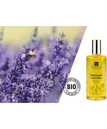 Greenendoor Natural Cosmetics Lavender Massage Oil 100ml - Relaxing Pure Jojoba & Essential Oils for Relaxation & Pregnancy Gifts - Buy Online on GoSupps.com