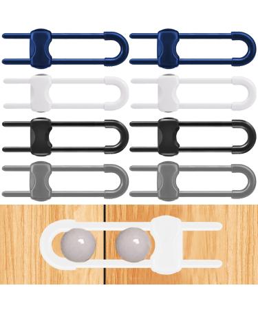 Zehlet's child lock cabinet drawer 8 pieces of cabinet protection baby cupboard lock children safety drawer lock u door backup for cupboards drawer without drilling or tools - Buy Online on GoSupps.com