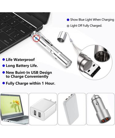 Interactive Cat Laser Toy | Long Range 7 Modes | Pet Training Exercise | Silver - Buy Online on GoSupps.com