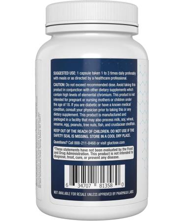 Gluctose Blood Health Support Supplement - Advanced Formula for Men & Women - Chromium Magnesium Alpha Lipoic Acid Bitter Melon Gymnema - 90 Day Supply / 90 Capsules - Buy Online on GoSupps.com