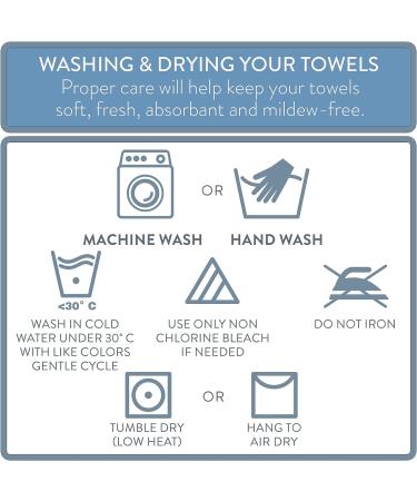 Trinity Collection 100% Cotton Bath Towel 4 Pack - Super Soft & Absorbent - Quick-Dry - 30 x 52 - Textured & Durable - Quiet Grey - Buy Online on GoSupps.com