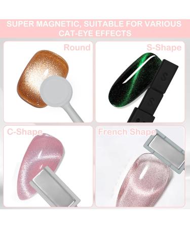 9PC Cat Eye Nail Magnet Set | Strong Suction Gel Polish & Nail Accessories | Perfect for Stunning Nail Art - Buy Online on GoSupps.com
