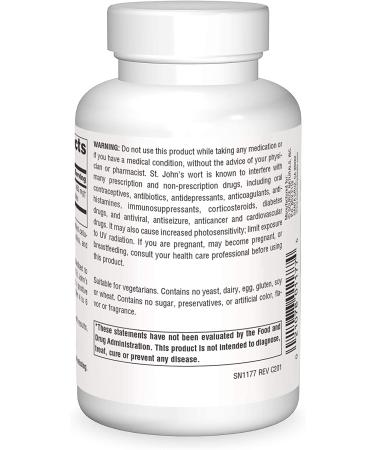 Source Naturals St. John's Wort 450 mg - 180 Tablets for Mood Support - Buy Online on GoSupps.com