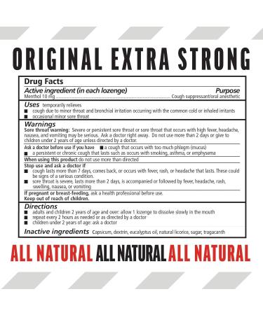 Fisherman's Friend Lozenges Original Extra Strong 20 Each (Pack of 8) - Buy Online on GoSupps.com