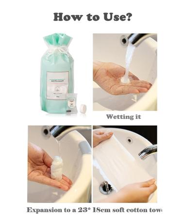 50 Pcs Portable Compressed Towel Tablets - Disposable Coin Tissues for Travel, Camping & Face Care - Buy Online on GoSupps.com