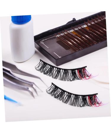 POPETPOP 14 Pairs false lashes fake eyelashes colored eyelashes false eyelashes cluster lashes lash clusters faux eyelashes cosmetic lashes individual lashes cross Imitation extend - Buy Online on GoSupps.com