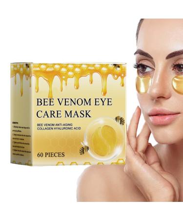 60 Moisturizing Eye Patches Under Eye Bee Patches Anti-puffiness Eye Pads Dark Circles Hydrating Eye Tightening Under-eye Patches Skin Care Eye Patches Bee Eye Pads