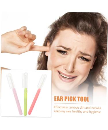FRCOLOR 3pcs Ear Care Tool Set - Portable Ear Picks & Ear Wax Remover Spoons for Effective Cleaning - Buy Online on GoSupps.com