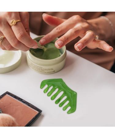 Clispeed Jade Gua Sha Comb Set - 2pcs Wide Tooth Manual Scalp Massager for Relaxation & Hair Care | International Shipping - Buy Online on GoSupps.com
