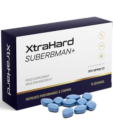 XtraHard: Natural Men's Supplement | 10 Servings | Made in UK - Buy Online on GoSupps.com
