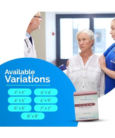 Buy Simpurity Silicone Foam Wound Dressing with Ionic Silver - 2x2 Box of 12 | Fast International Shipping - Buy Online on GoSupps.com