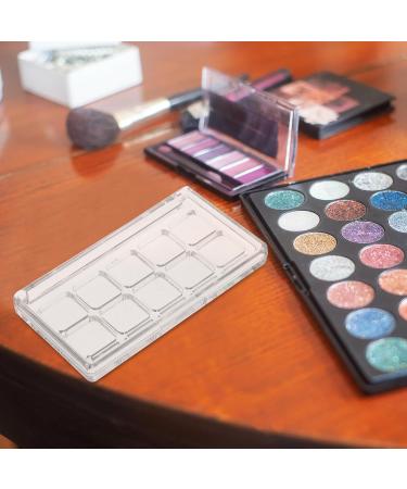  DECOMELODY Transparent Makeup Palette Portable Storage Box for Eyeshadow Lipstick Blush Secure Lockable Travel Container for DIY Mix & Match - Buy Online on GoSupps.com