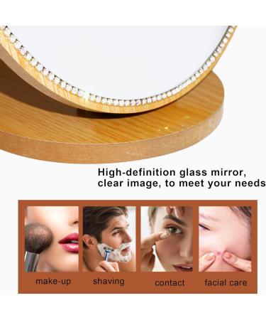 Louphee Cute Cat Vanity Makeup Mirror with Crystal Rhinestone Diamond - 6.7 Inch - Buy Online on GoSupps.com