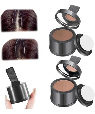 2Pcs Root Touch Up Powder Hairline Powder for Women Dark Brown & Light Brown Hair Loss Concealer Water & Sweat Resistant Hairline Powder for Thinning Women Men Hair Volume Powder Root Cover Up Hair P - Buy Online on GoSupps.com