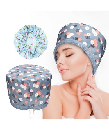 Hair Steamer, Deep Conditioning Heat Cap, Hair Steamer for Natural Hair Home Use, Thermal Cap for Hair Spa Hair Thermal Treatment - Deep Conditioning Hair Spa Cap for Home Use