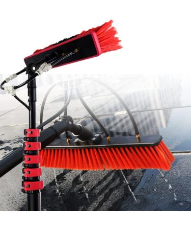 Photovoltaic Panel Cleaning Brush High-Altitude Cleaning Brush With Extension Pole Water Fed Pole Brush System Telescopic Window Cleaning Tools 3.6M