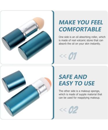 ABOOFAN B ton Matifiant Volcanique Roller Absorbant Huile pour Visage Soin Peau Grasse Contr le Instantan Du S bum Compact et Portable pour Femme et Homme - Buy Online on GoSupps.com
