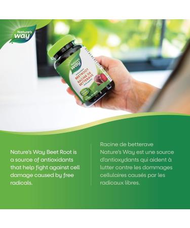 Nature's Way Beet Root Source of Antioxidant 100 Vegetarian Capsules - Buy Online on GoSupps.com
